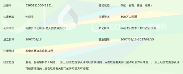 石狮市新吉祥服饰织造